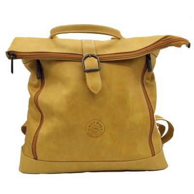 Cow distressed leather backpack (expandable)