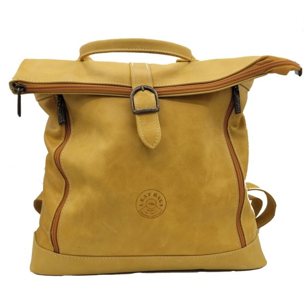 Cow distressed leather backpack (expandable)