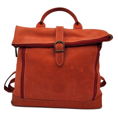 Cow distressed leather backpack (expandable)