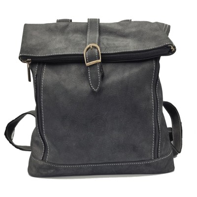 Cow distressed leather backpack (expandable)