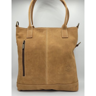 Borsa in pelle invecchiata da donna