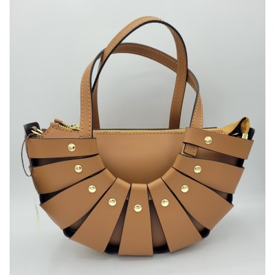 Handbag for woman in cow leather