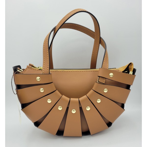 Handbag for woman in cow leather