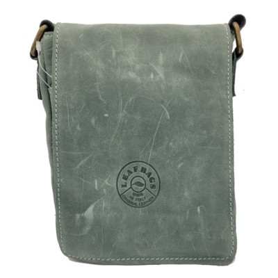 Borsa piccola unisex in pelle invecchiata/ramon con tracolla regolabile