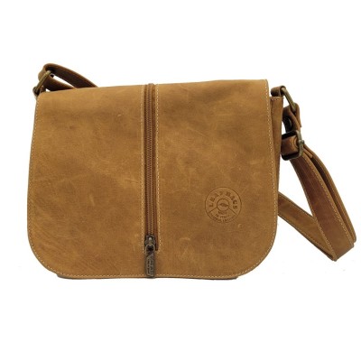 Borsa piccola in pelle con tracolla regolabile