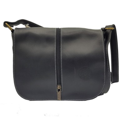 Borsa piccola in pelle con tracolla regolabile