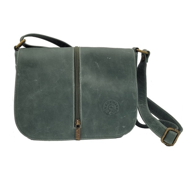 Borsa piccola in pelle con tracolla regolabile