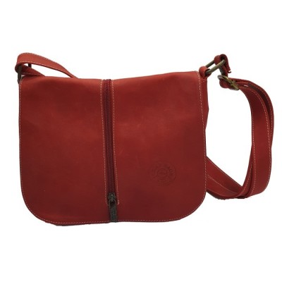 Borsa piccola in pelle con tracolla regolabile