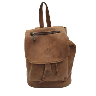 Zainetto sportivo in pelle invecchiata Leaf bags