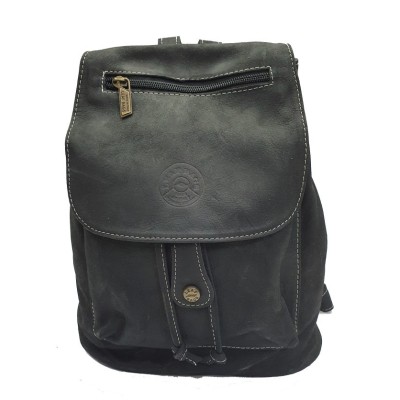 Zainetto sportivo in pelle invecchiata Leaf bags