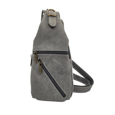 Chest bag in distressed/ramon leather